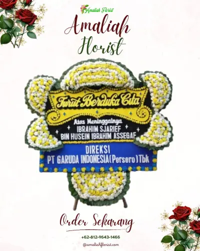 Papan Bunga Duka pekojan