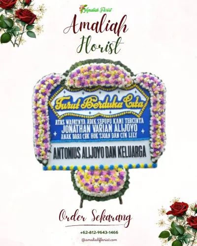 Papan Bunga Duka pekojan