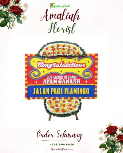 Bunga Papan Congratulation pekojan